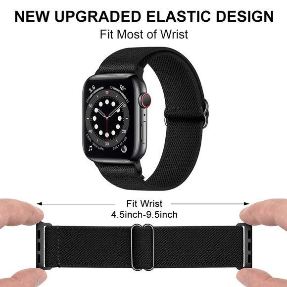 NEW[BAND] Nylon Adjustable Strap For Apple Watch C - Picture 2 of 4